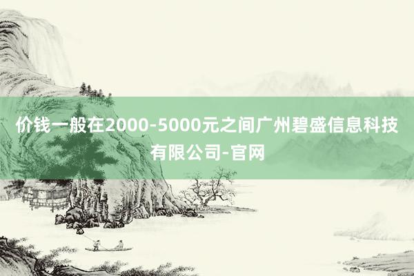 价钱一般在2000-5000元之间广州碧盛信息科技有限公司-官网